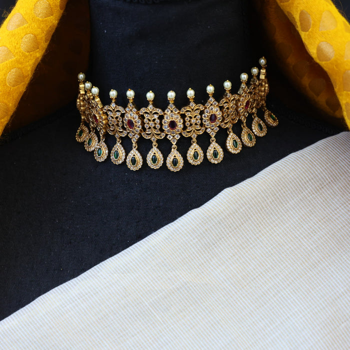 Antique choker necklace with earrings CCB1345