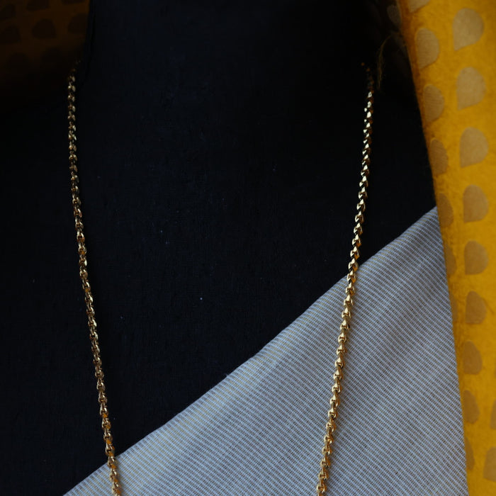 Heritage gold plated padakam long necklace HP524