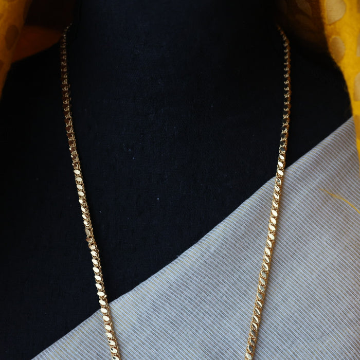 Heritage gold plated padakam long necklace HP5235