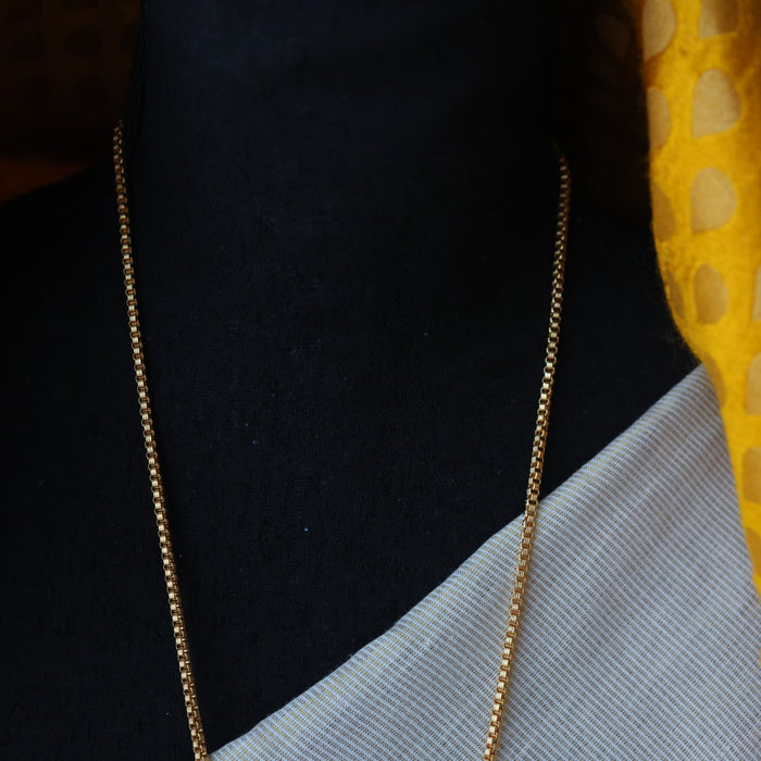Heritage gold plated padakam long necklace HP5236