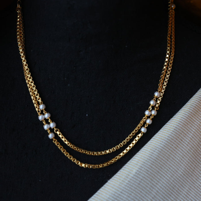 Heritage gold plated layer short chain HC5237