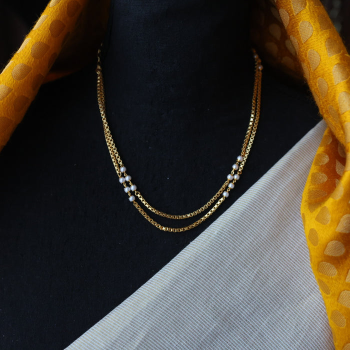 Heritage gold plated layer short chain HC5237