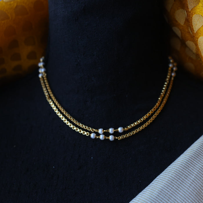 Heritage gold plated layer short chain HC5237