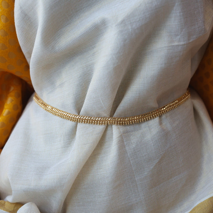 Heritage gold plated traditional simple design waistchain HW3782