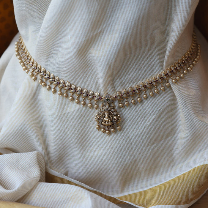 Antique gold temple design waistchain AW4522
