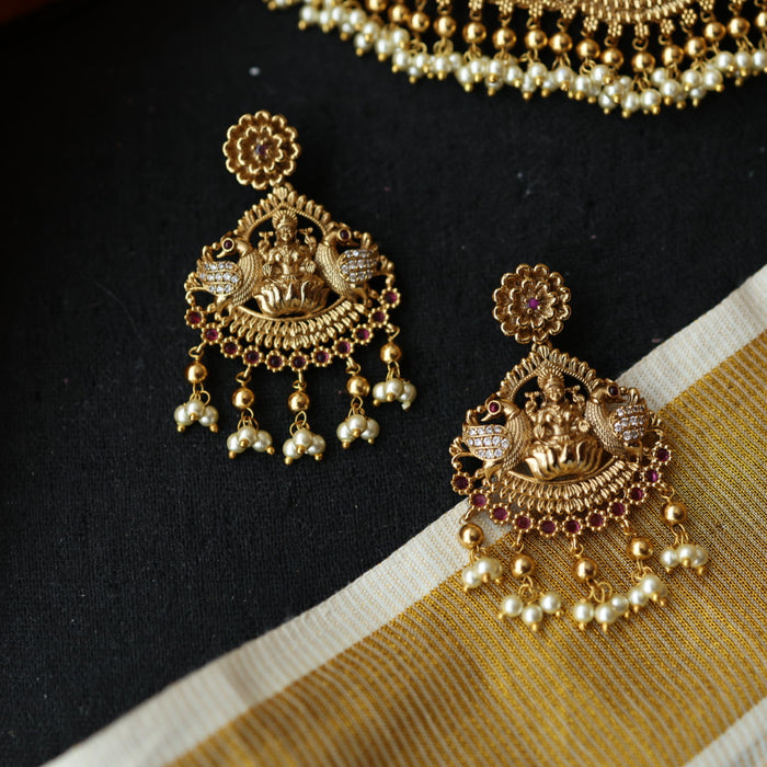 Antique choker necklace and earrings CCB2678
