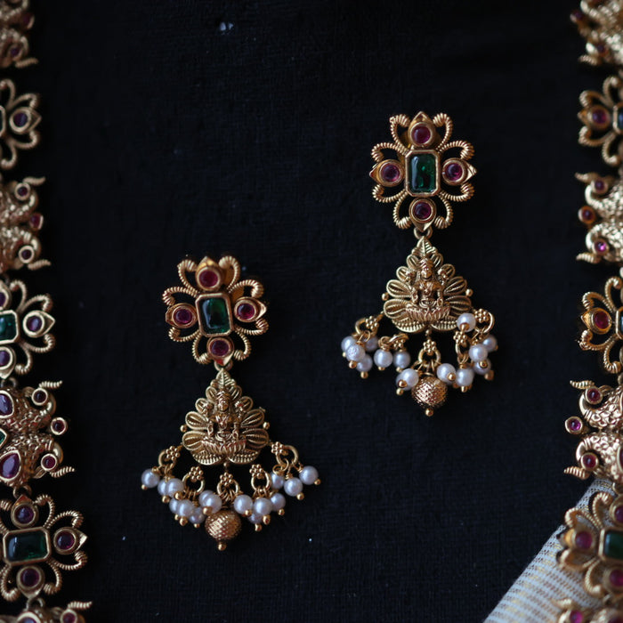 Antique temple design long necklace/ waistchain LL034578