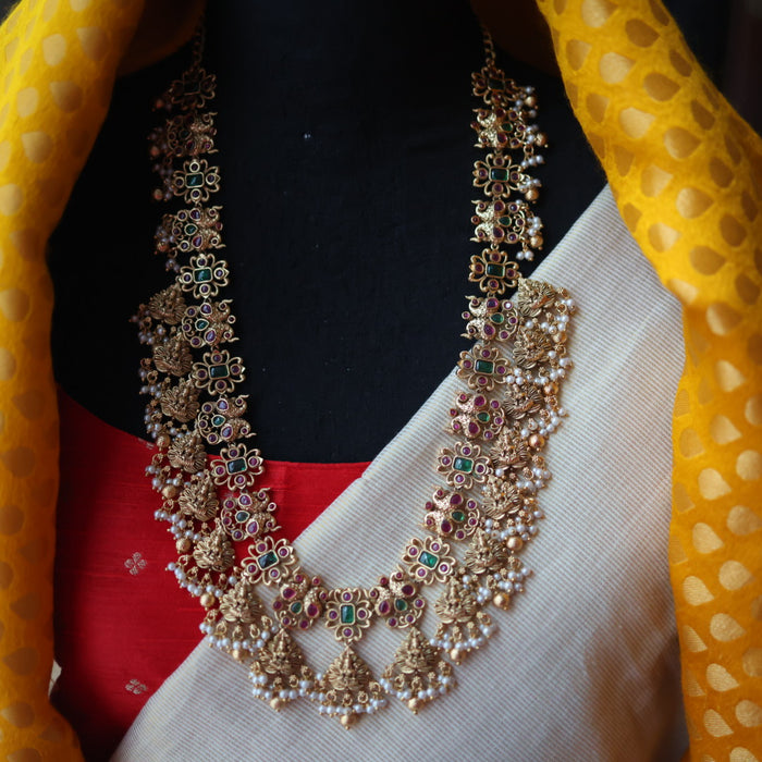 Antique temple design long necklace/ waistchain LL034578