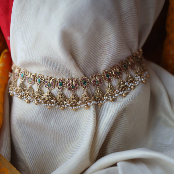 Antique temple design long necklace/ waistchain LL034578