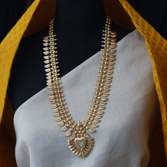 Heritage plain gold design waistchain HW10673
