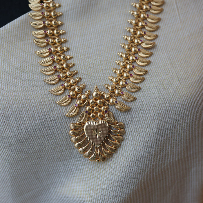 Heritage plain gold design waistchain HW10673