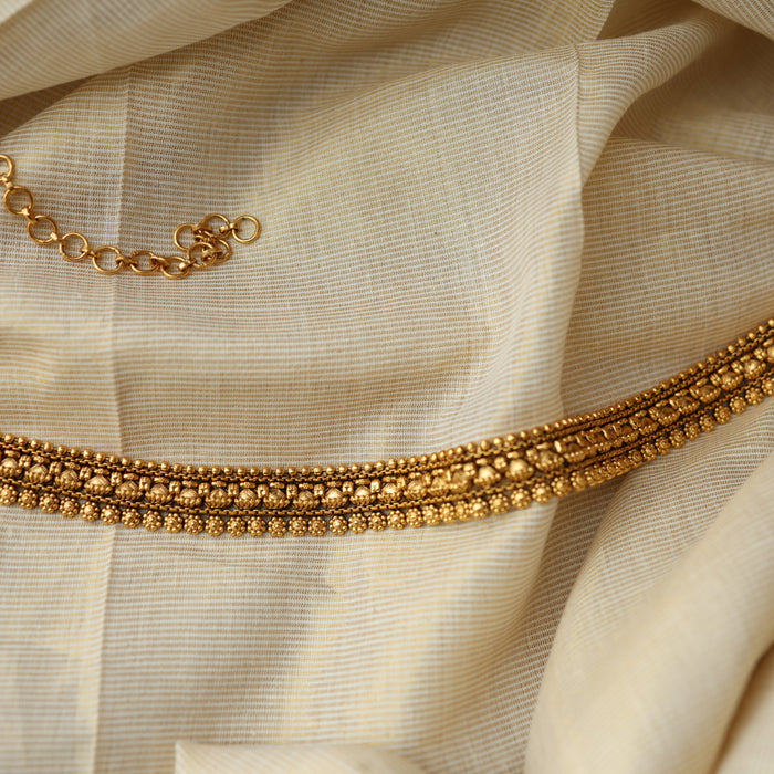 Antique plain gold design waistchain AW106601