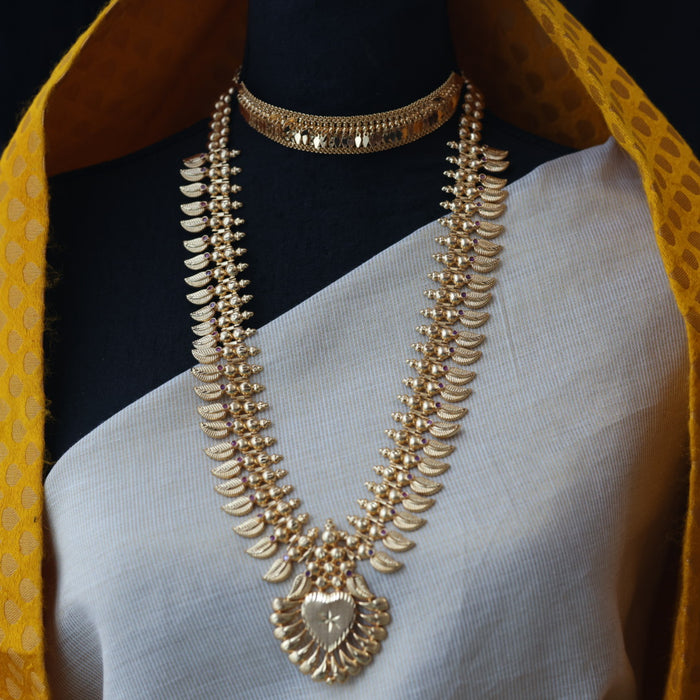 Heritage gold plated choker necklace H322