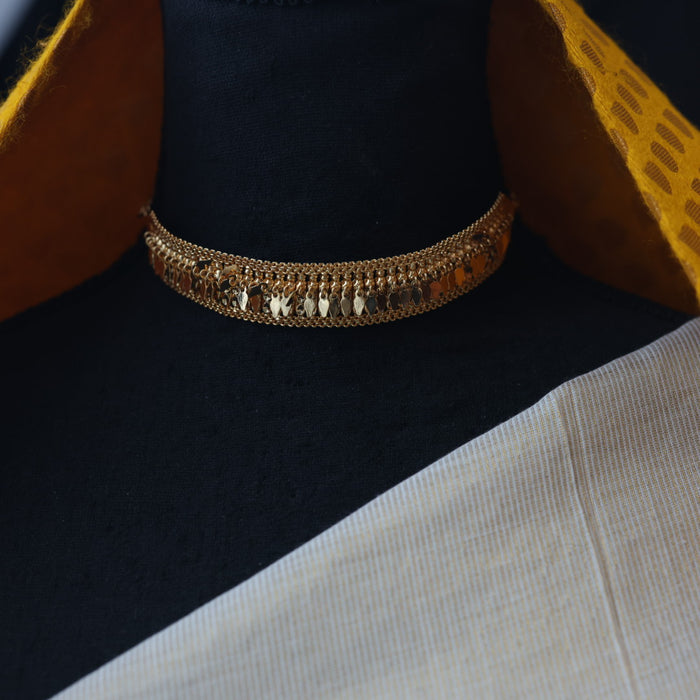 Heritage gold plated choker necklace H322
