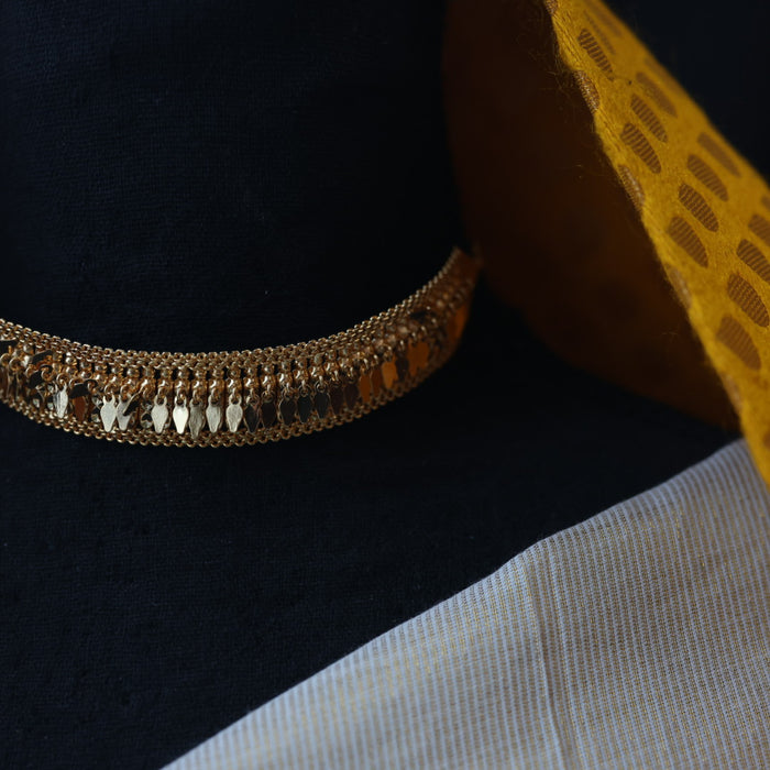 Heritage gold plated choker necklace H322