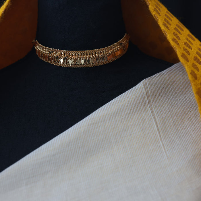 Heritage gold plated choker necklace H322