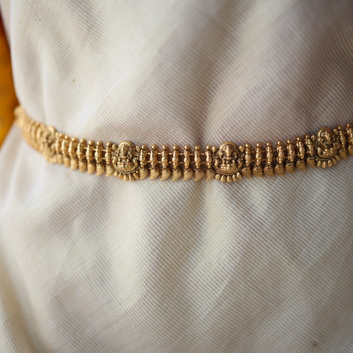 Antique gold temple design waistchain AW4522