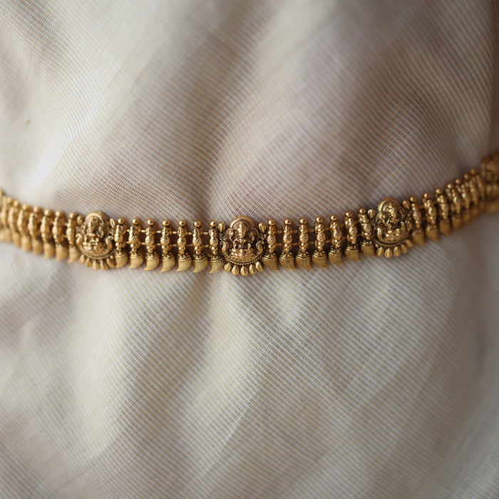 Antique gold temple design waistchain AW4522