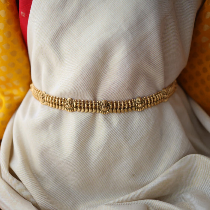 Antique gold temple design waistchain AW4522