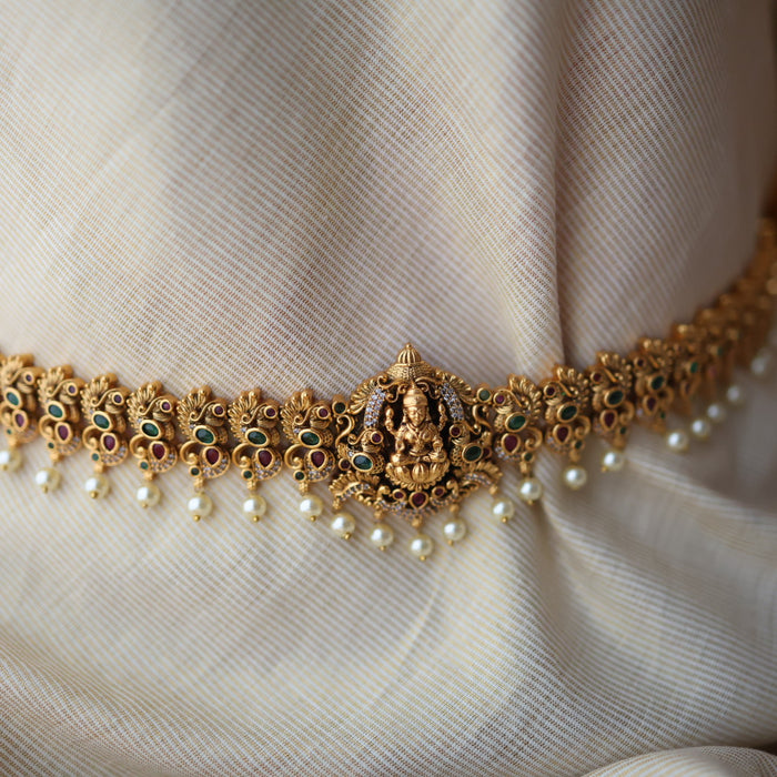 Antique gold and temple design waistchain AW5321