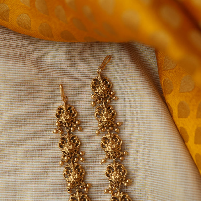 Antique gold mattal ear accessories AM348
