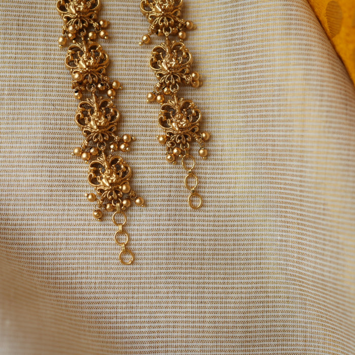 Antique gold mattal ear accessories AM348
