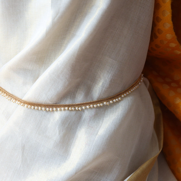Heritage gold plated pearl waistchain HW31332