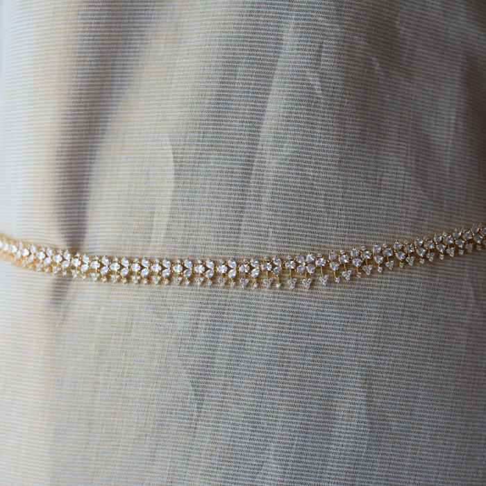 Heritage gold plated traditional simple design waistchain HW3461