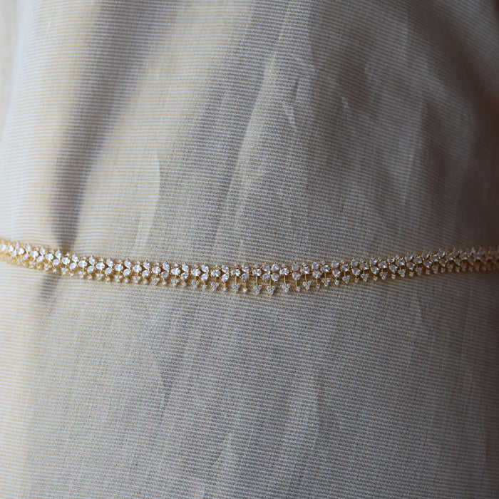 Heritage gold plated traditional simple design waistchain HW3461