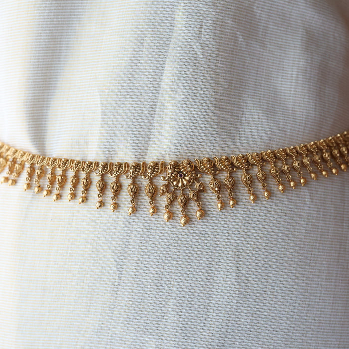 Antique gold plated traditional design waistchain AW3455