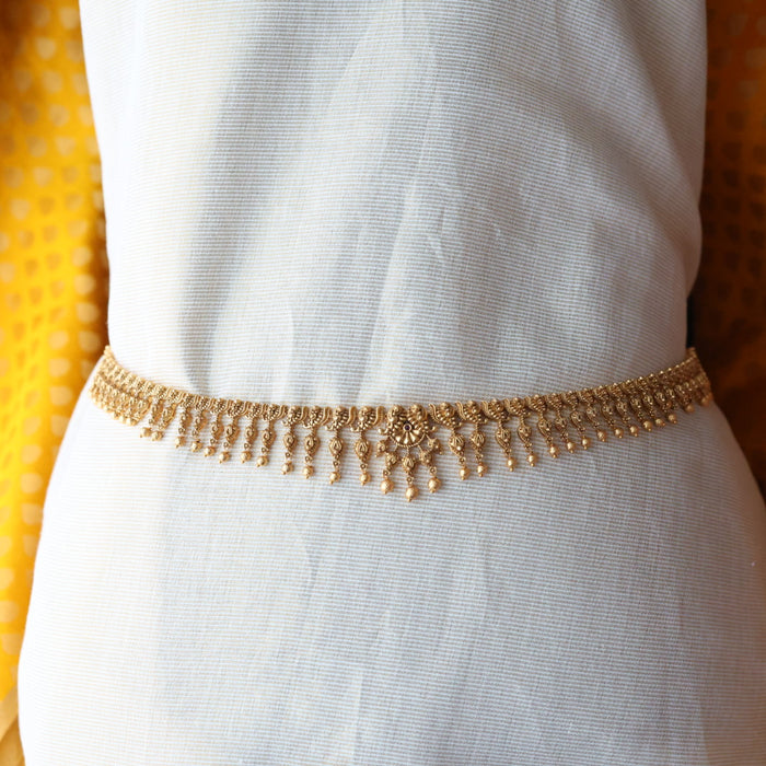 Antique gold plated traditional design waistchain AW3455