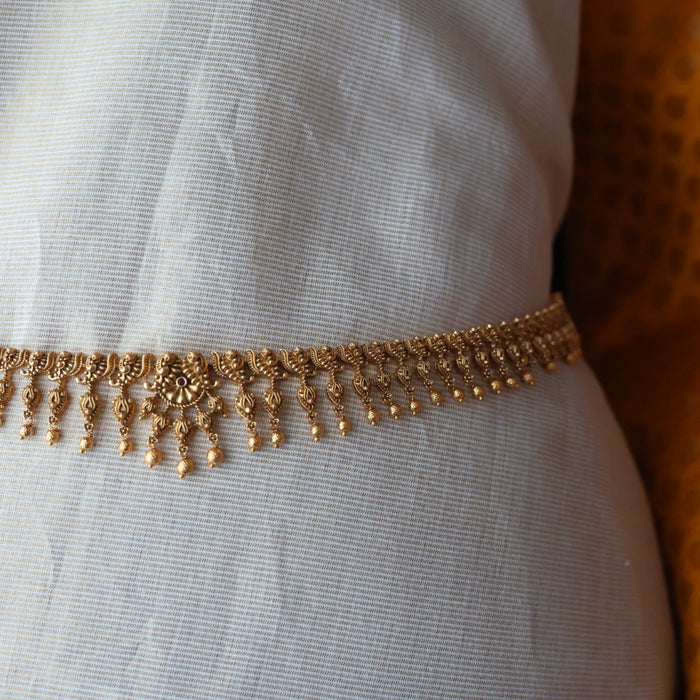 Antique gold plated traditional design waistchain AW3455