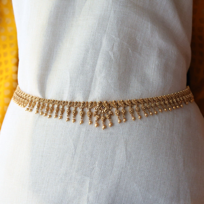 Antique gold plated traditional design waistchain AW3455