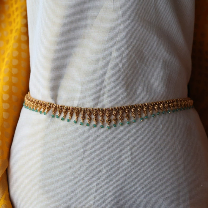 Antique gold plated traditional design waistchain AW3455