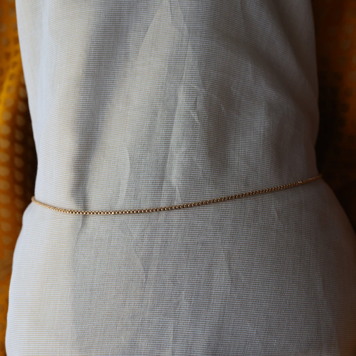 Antique gold simple waistchain AW00123