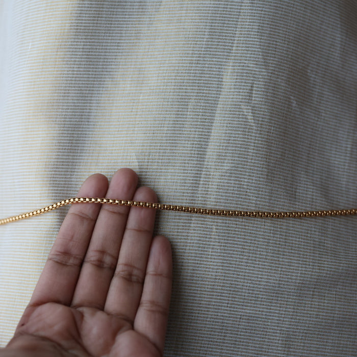 Heritage gold stone simple waistchain HW6541