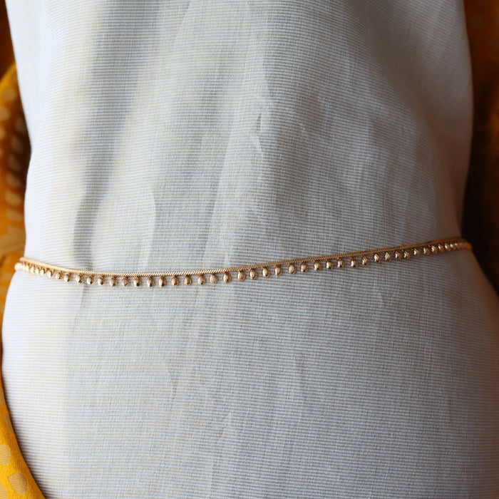Heritage gold plated simple gold waistchain HW34111