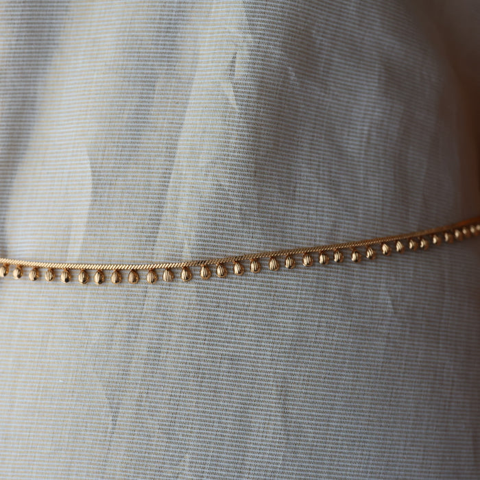Heritage gold plated simple gold waistchain HW34111