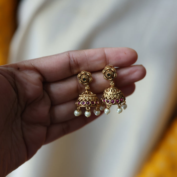 Antique choker necklace and earring CCB126