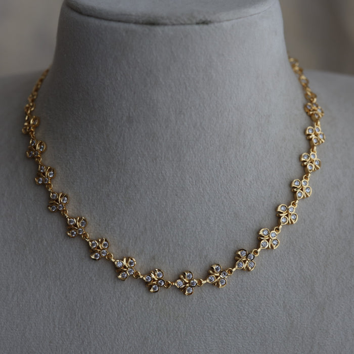 Heritage gold plated choker necklace H79902