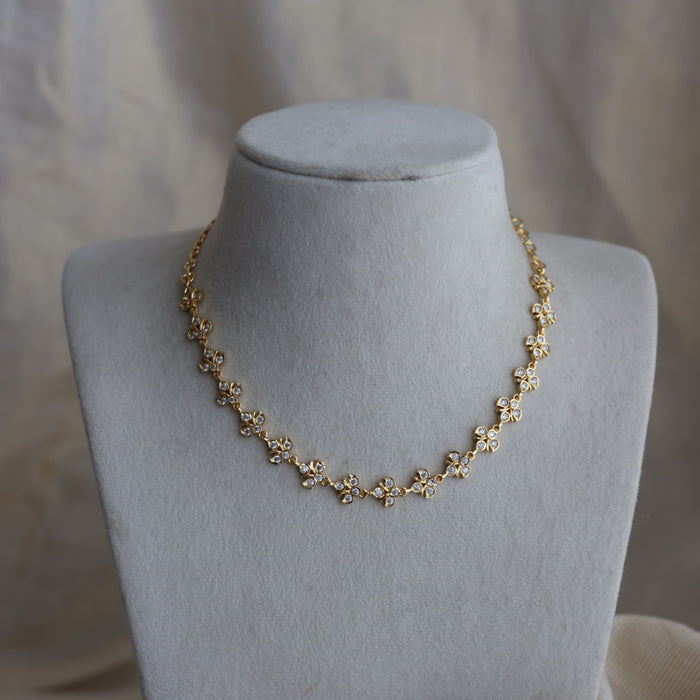 Heritage gold plated choker necklace H79902