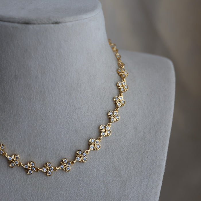 Heritage gold plated choker necklace H79902