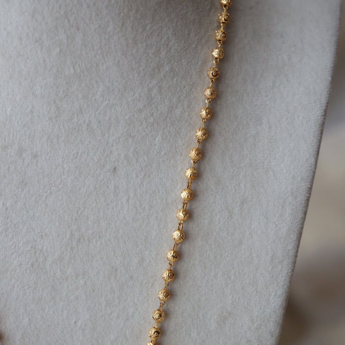 Heritage gold plated padakam long necklace HP1345