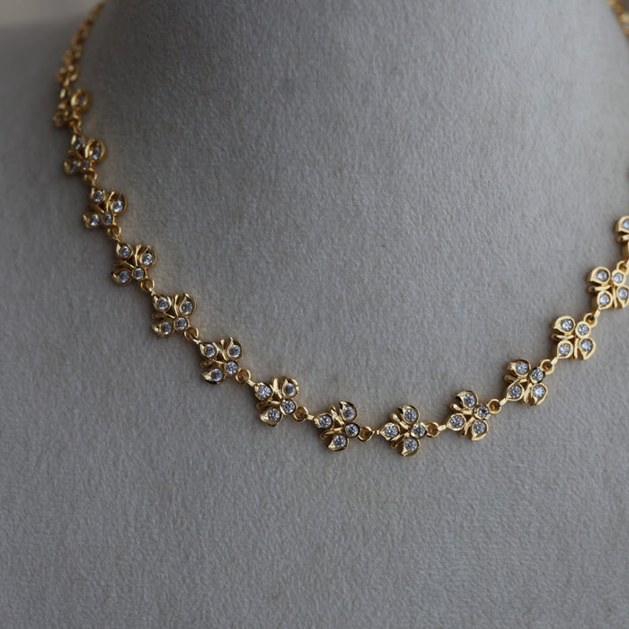 Heritage gold plated choker necklace H79902
