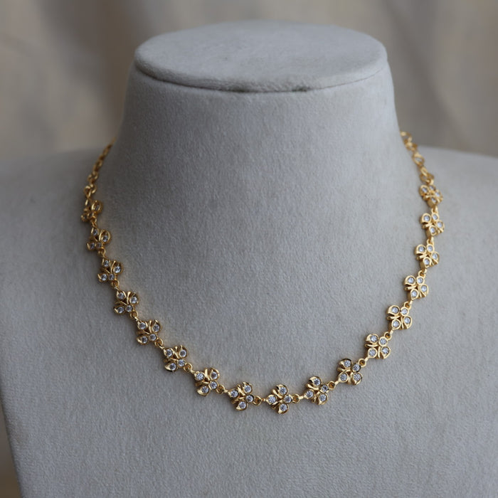 Heritage gold plated choker necklace H79902