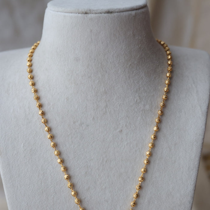 Heritage gold plated padakam long necklace HP5237