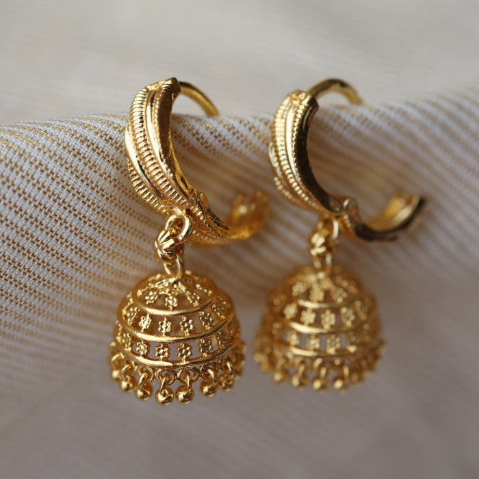 Heritage gold hoop earrings HJ2897