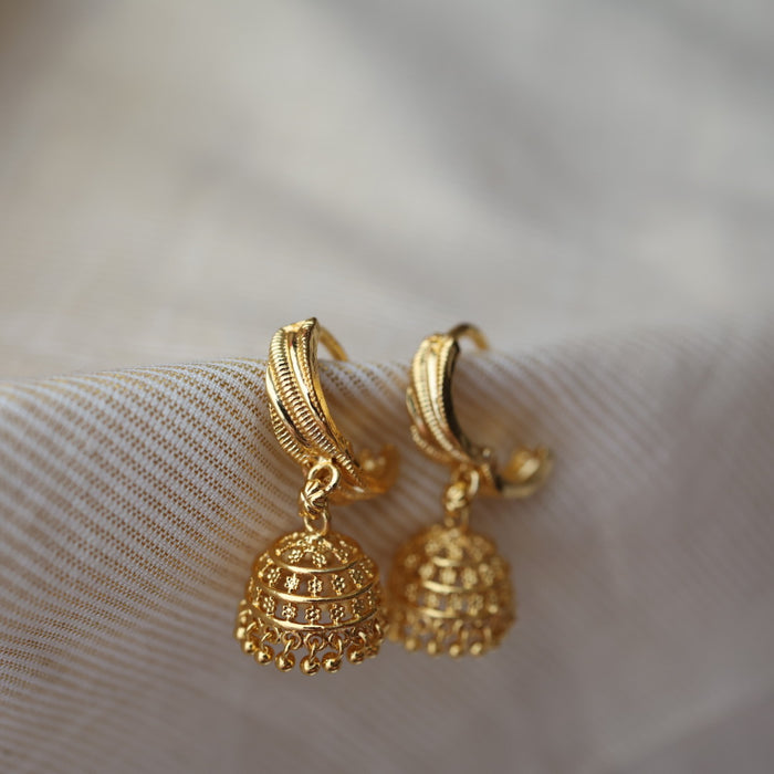 Heritage gold hoop earrings HJ2897