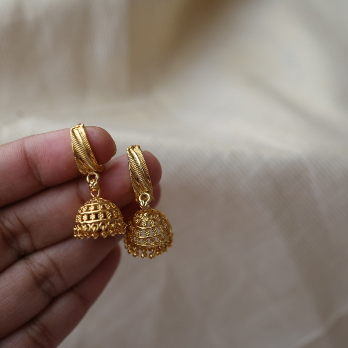 Heritage gold hoop earrings HJ2897
