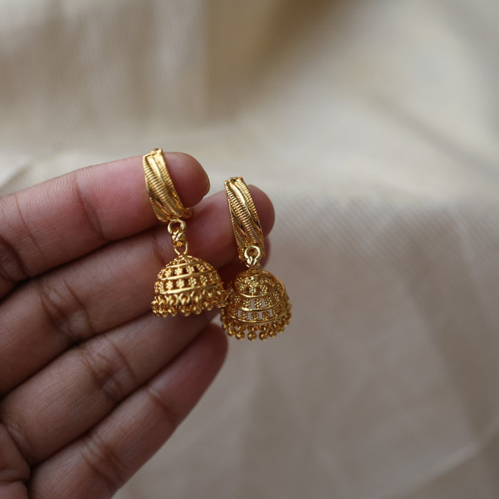 Heritage gold hoop earrings HJ2897